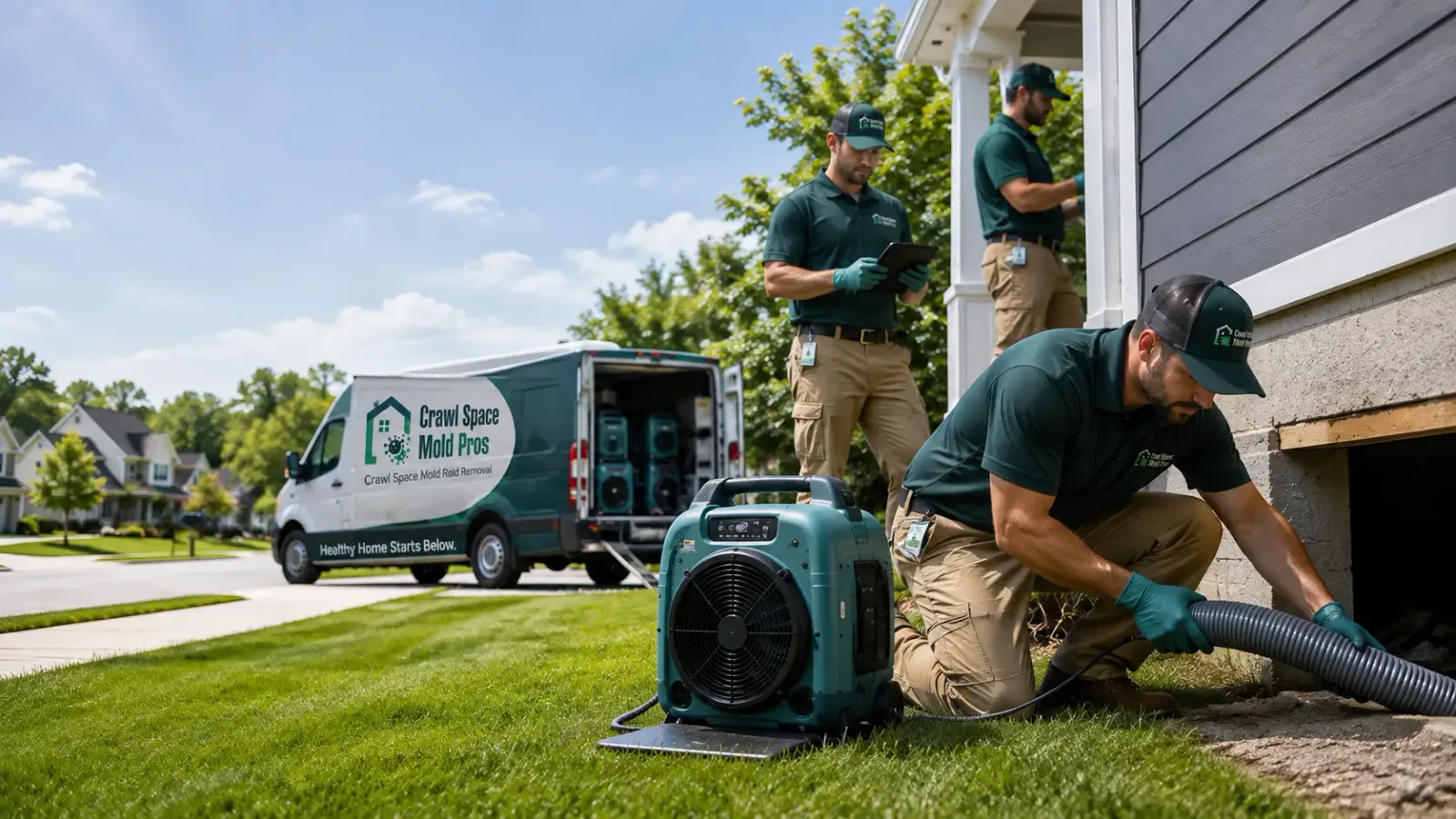 Crawl Space Mold Removal in Campbell, MO